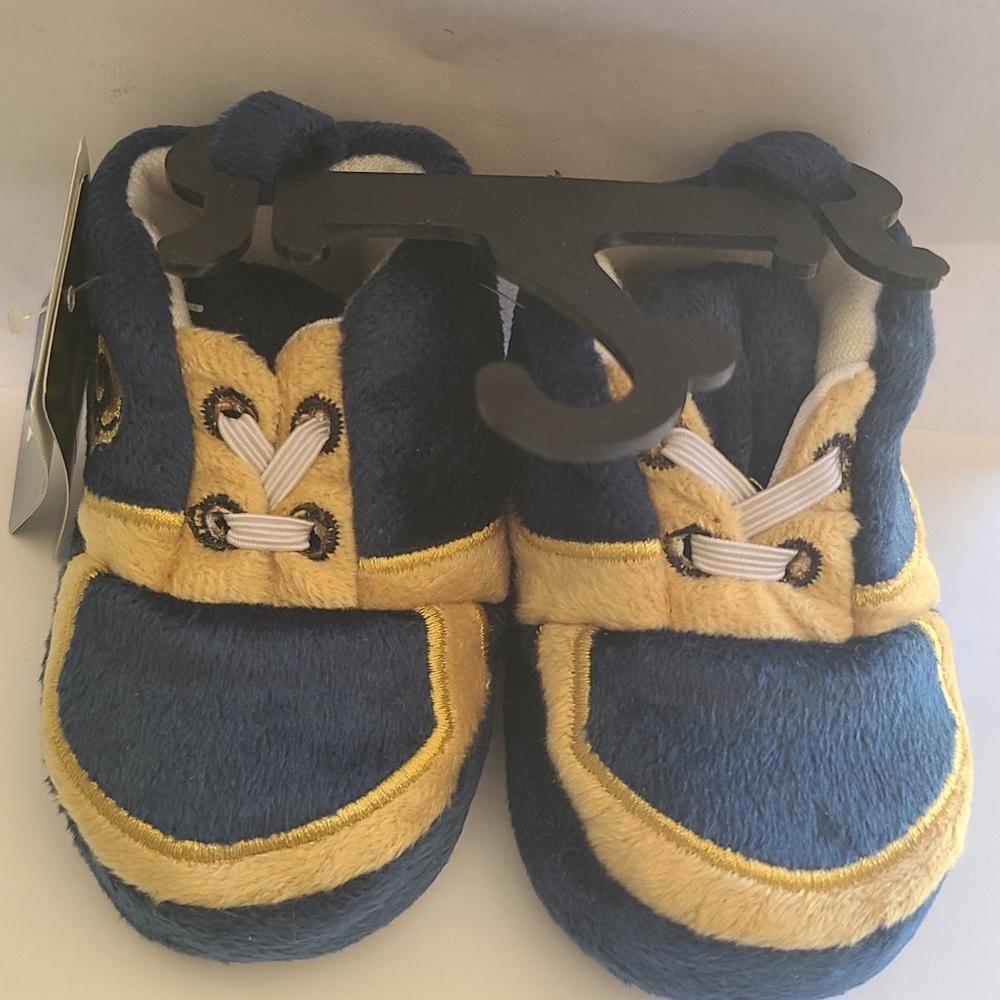 Los Angeles Rams Infant Baby Booties Slippers.